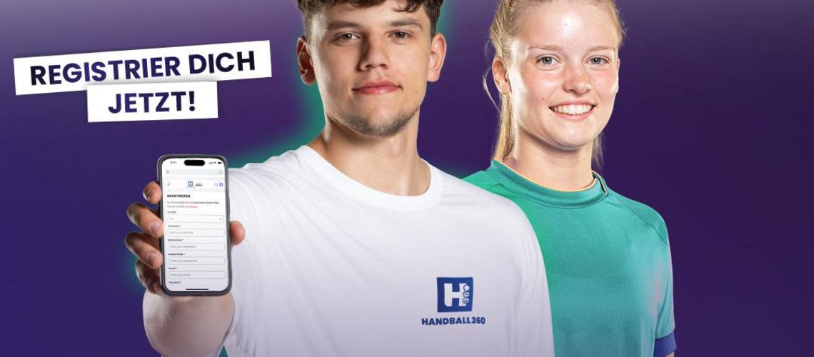 Handball360 – Start der Registrierung für Einzelpersonen